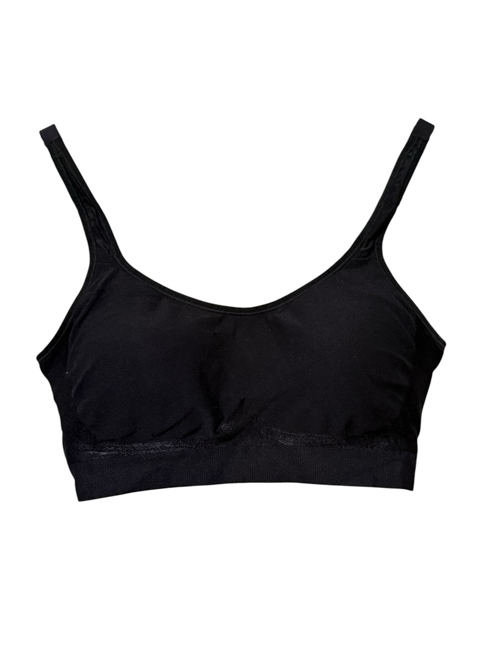 Underoutfit Wireless Comfort Bra Black Adjustable Straps Size L